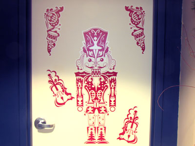 Here are some other entries in the highly-competitive office door decoration contest.