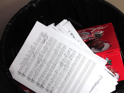 `Who Will Buy (My Sweet Red Roses)?` in the trash.