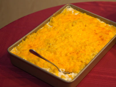 Behold, good tidings of great joy:  there is mac-n-cheese.