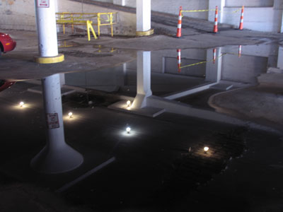 I`m glad the pond inside my parking garage hasn`t frozen.