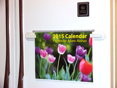 Every year at this time, I carefully choose a calendar by a very talented photographer to hang on my refrigerator.