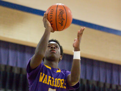 The baskets came easily -- during warmups.