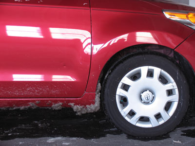 Oh great, my car`s dirty.  I need a new one.