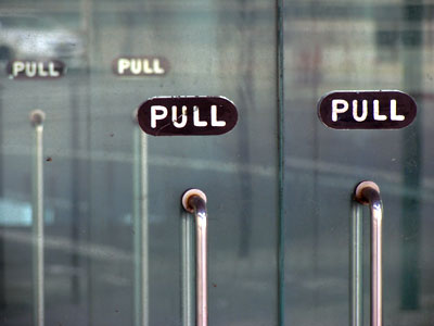 Pull all you want, this building`s been vacant for years.
