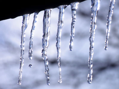 Spring thaw.