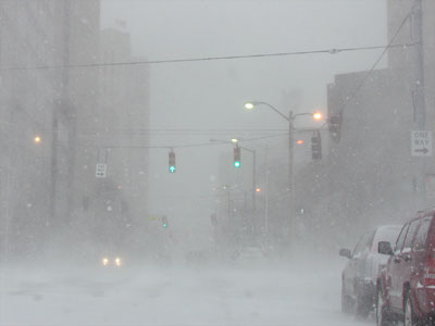 Fortunately, I drive the same route to work every day, so I don`t really need to SEE where I`m going.