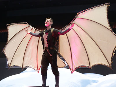 Flying with giant wings will never go out of style.