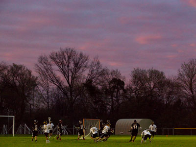 I was more interested in the sky than the game.
