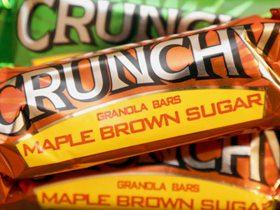 How I survived last weekend:  granola bars!