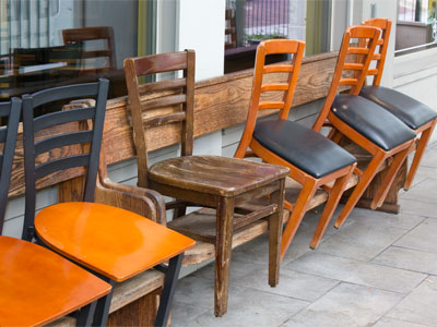 Sit down and take a load off.