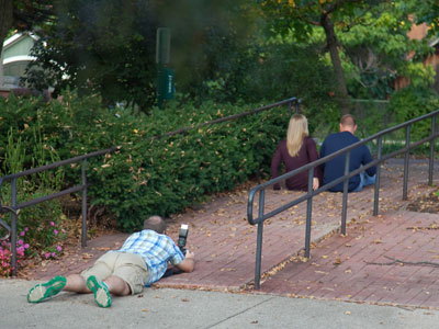 Photographers work hard to make you look good.