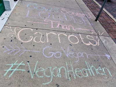 Cows scream louder than carrots.  Go Vegan.