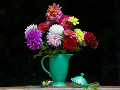 Still life with flowers.