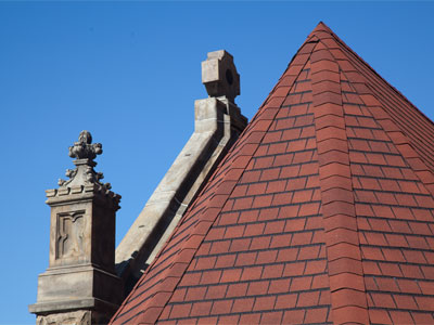 Sacred rooftop.