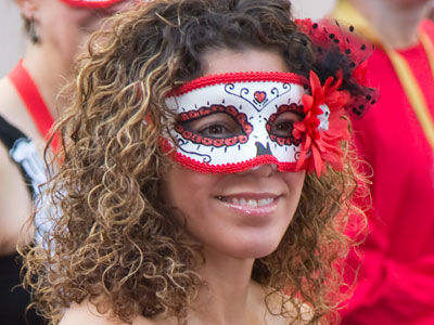 Faces in the crowd.