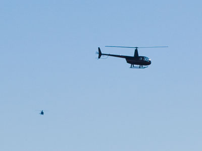 Dos helicpteros!