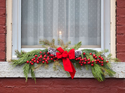 Christmas greetings from the Oregon Historic District.