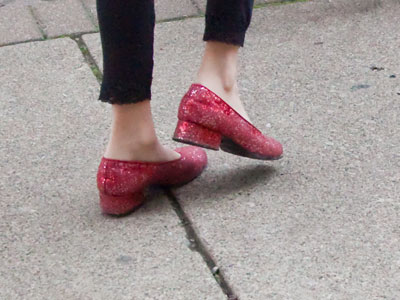 Ruby slippers.