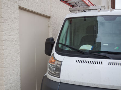 No, that`s fine . . . park in front of the emergency exit.