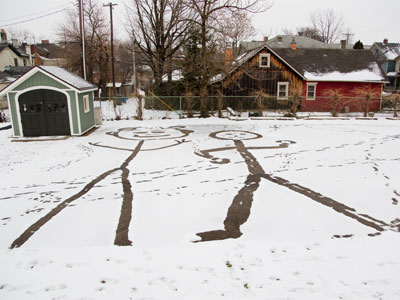 A drone would`ve come in handy here.