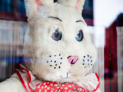 You`ll have a nightmare about the Easter Bunny tonight.