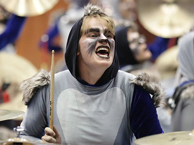 Keeping the beat.