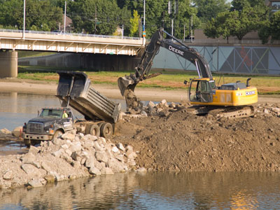 Big happenings are happening on the river.