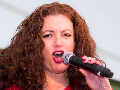 She was singing in Spanish, but I understood the part that went, `Hey, hey, hey!`