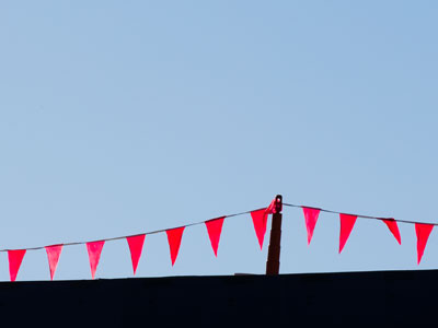 Red means danger.