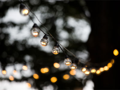 Light in the darkness.