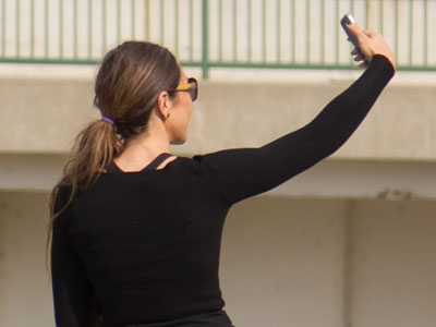 Selfie queen.