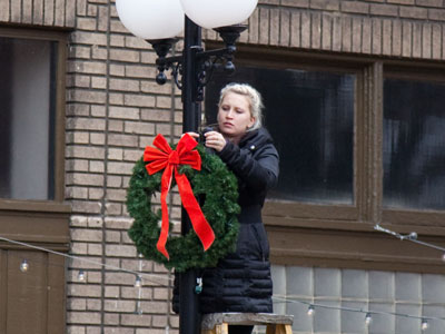 Decking the halls.
