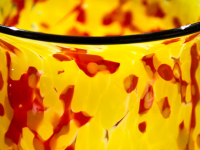 Glass vases by Jim Delange now available at the Dayton Visual Arts Center.