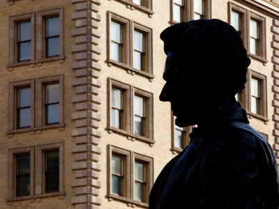 Abe Lincoln, the original man in black.