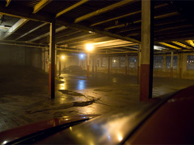 Indoor fog.