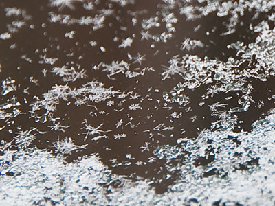 My windshield is my snowshield.