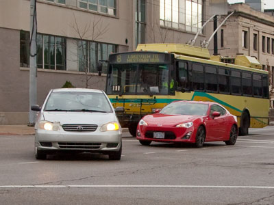 The idiot driver of the day.