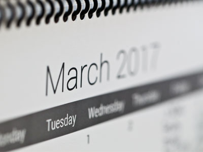 The march of time.
