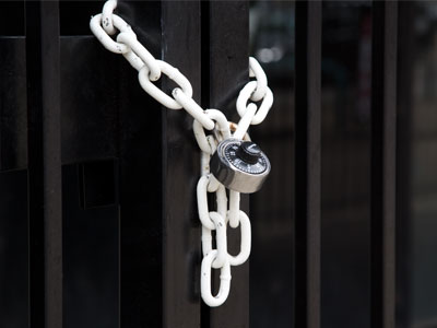 You can lock people out . . . 