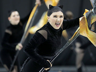 MEOW!  It`s the WGI Color Guard World Championship!