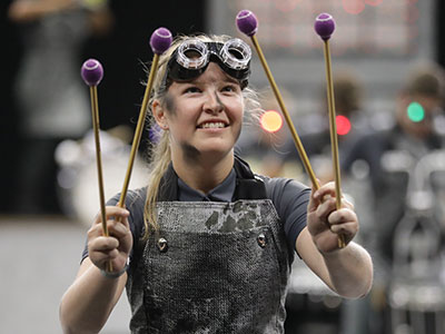 I was able to relax for a while after the color guard world championship, but now it`s time for percussion.