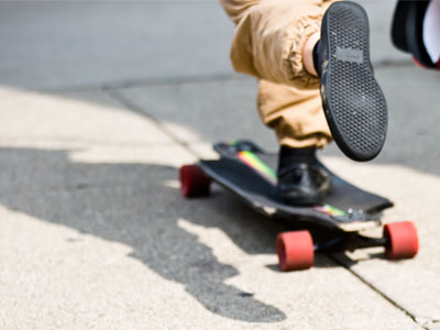 Sidewalk speeder.