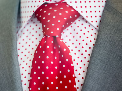 There`s a spot on your tie.