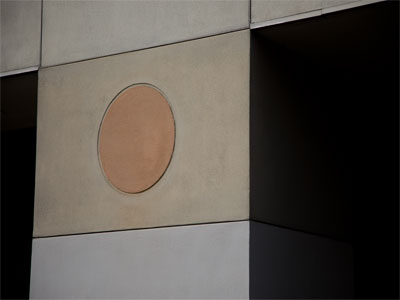 Negative space.