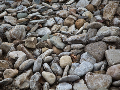 You get flowers in April and rocks in December.