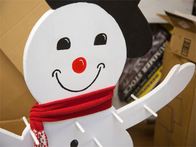 He was made of snow, but the children know how he came to life one day.