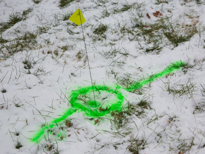 Beware of green snow.