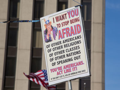 I leave you, hoping that the lamp of liberty will burn in your bosoms until there shall no longer be a doubt that all men are created free and equal. ABRAHAM LINCOLN, 1858