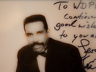 The ghost of Leon Bates.