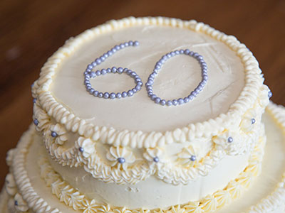 Today there`s an anniversary -- and a cake.